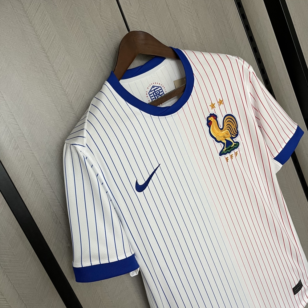 2024-25 France away CAMAVINGA  GRIEZMANN GIROUD MBAPPE DEMBELE T. HERNANDEZ Football jersey
