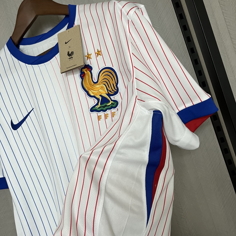 2024-25 France away CAMAVINGA  GRIEZMANN GIROUD MBAPPE DEMBELE T. HERNANDEZ Football jersey