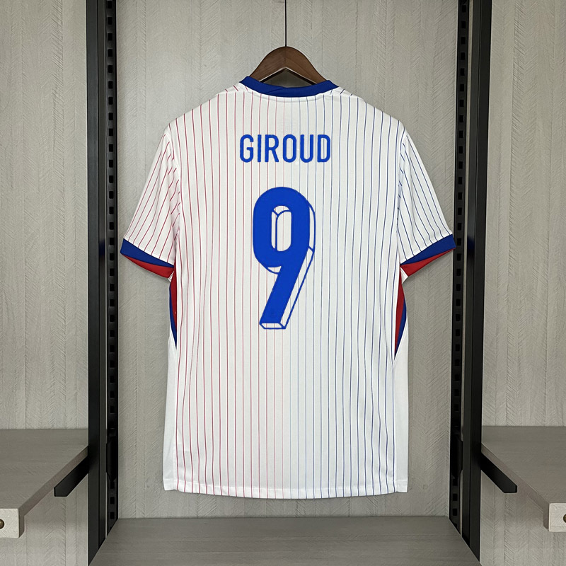 2024-25 France away CAMAVINGA  GRIEZMANN GIROUD MBAPPE DEMBELE T. HERNANDEZ Football jersey