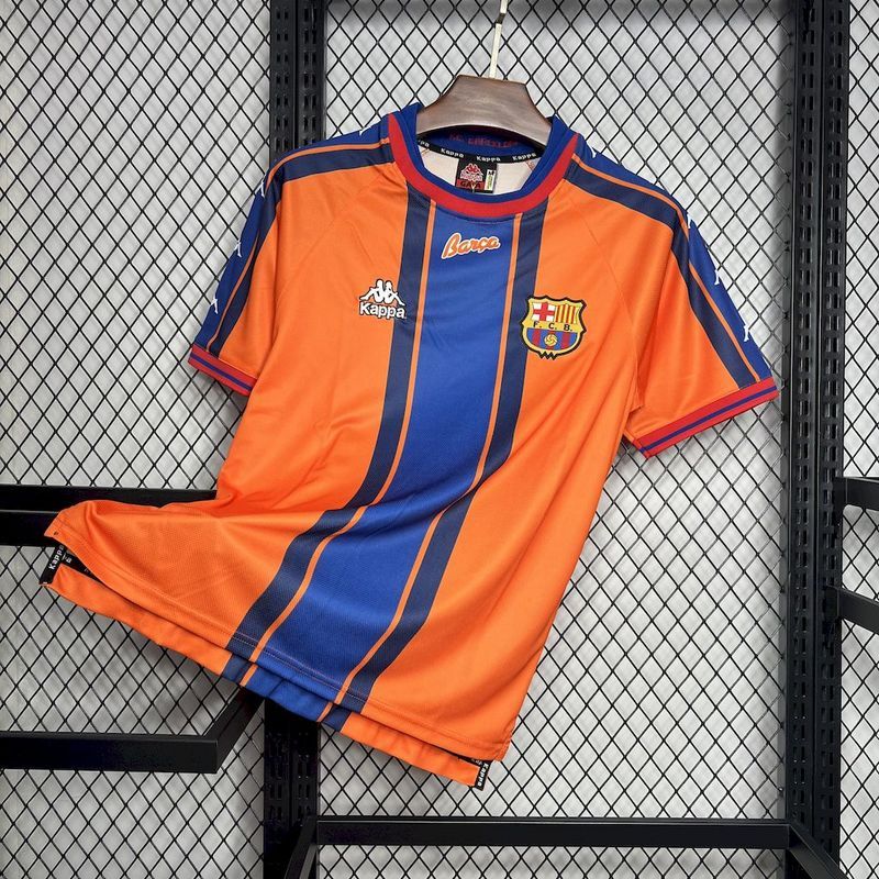 Retro 1998 FC Barcelona away Master RONALDO Football jersey retro