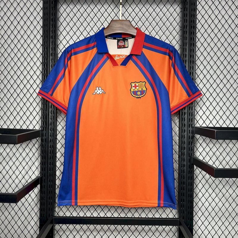 Retro 1998 FC Barcelona away Master RONALDO Football jersey retro