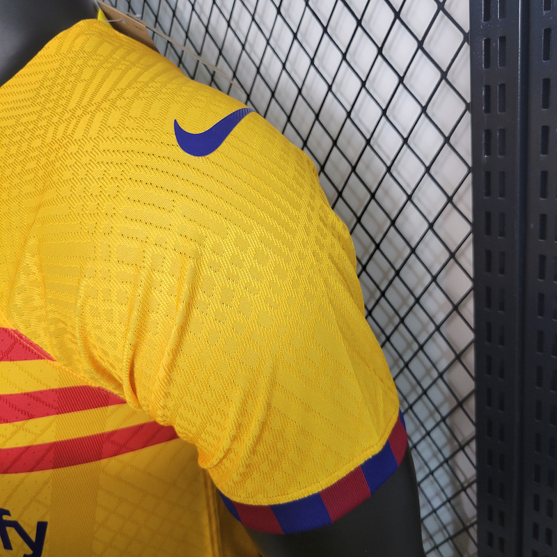2023-24 Player Barcelona 4 away GAVI LEWANDOWSKI F. DE JONG PEDRI FERMíN Football jersey