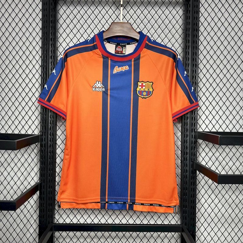 Retro 1998 FC Barcelona away Master RONALDO Football jersey retro