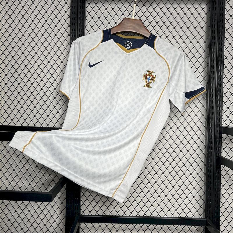 Retro Portugal 2004 Away FIGO F.COUTO C.RONALDO RUI COSTA Football jersey retro