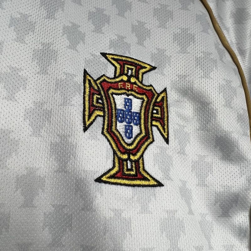 Retro Portugal 2004 Away FIGO F.COUTO C.RONALDO RUI COSTA Football jersey retro