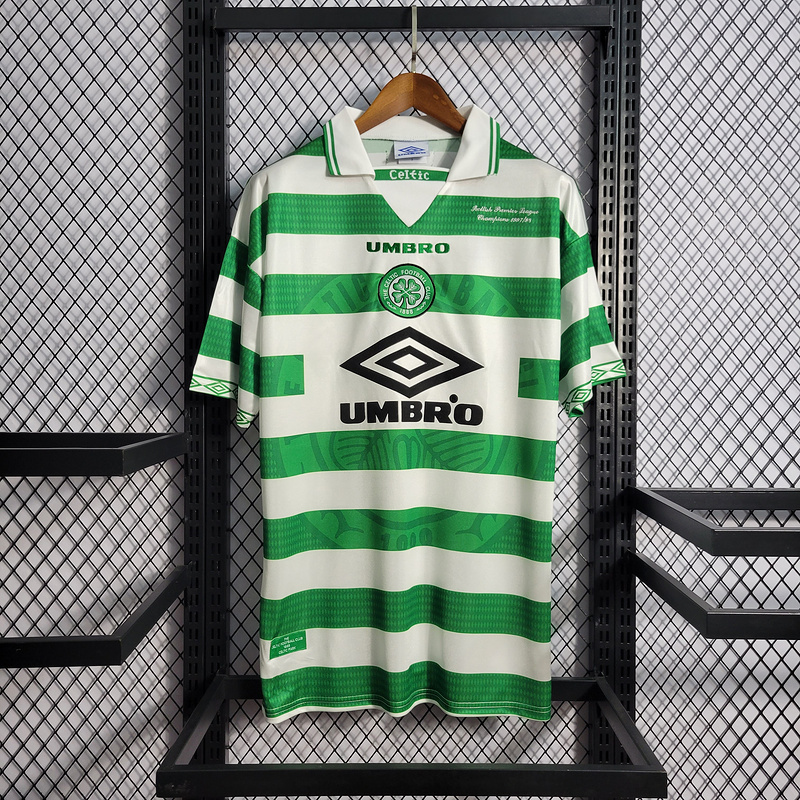 Retro 1998 Celtic Home Champion football jersey retro