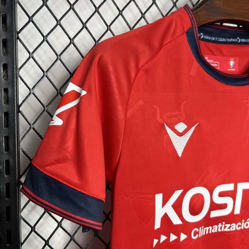 2024-25 Osasuna Home Kids Football jersey