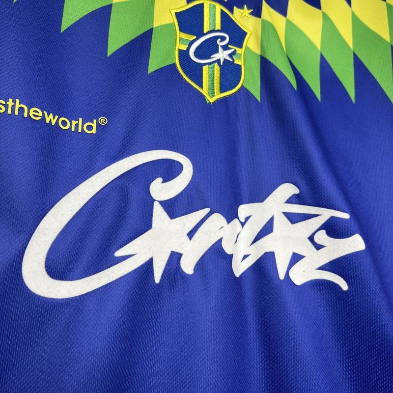 Retro 1995 Brazil Away Corteiz Football jersey retro Brazil