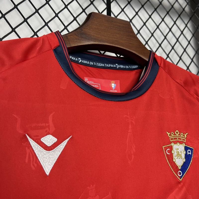 2024-25 Osasuna Home Kids Football jersey