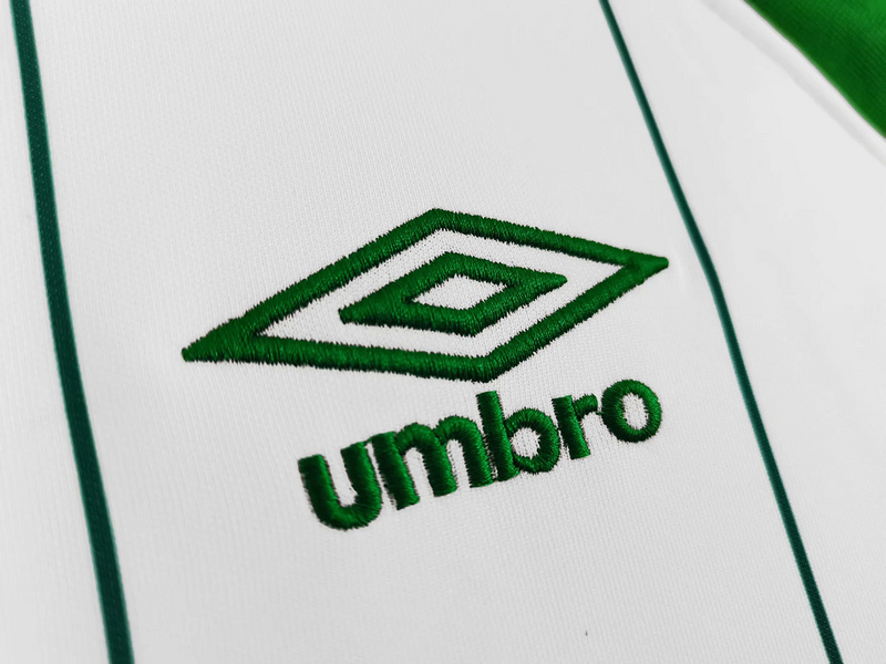 retro 1984-86 Celtic away white football jersey retro