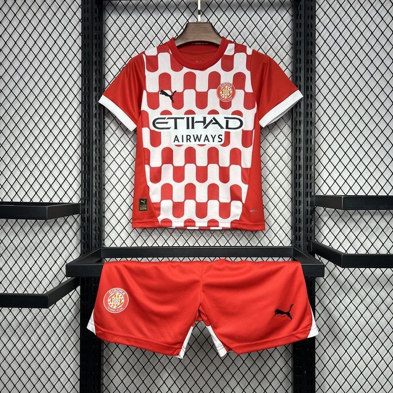 2024-25 Girona Home KIDS Football jersey