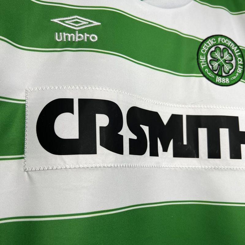 Retro 1985-87 Celtic Home football jersey retro