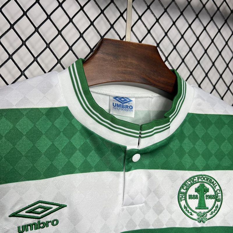 Retro 1987-88 Celtic Home football jersey retro