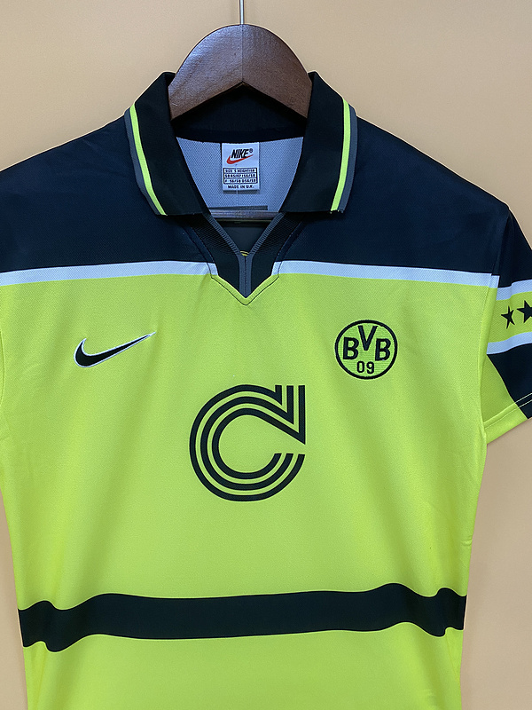 Retro 1996-97 Dortmund home Football jersey retro