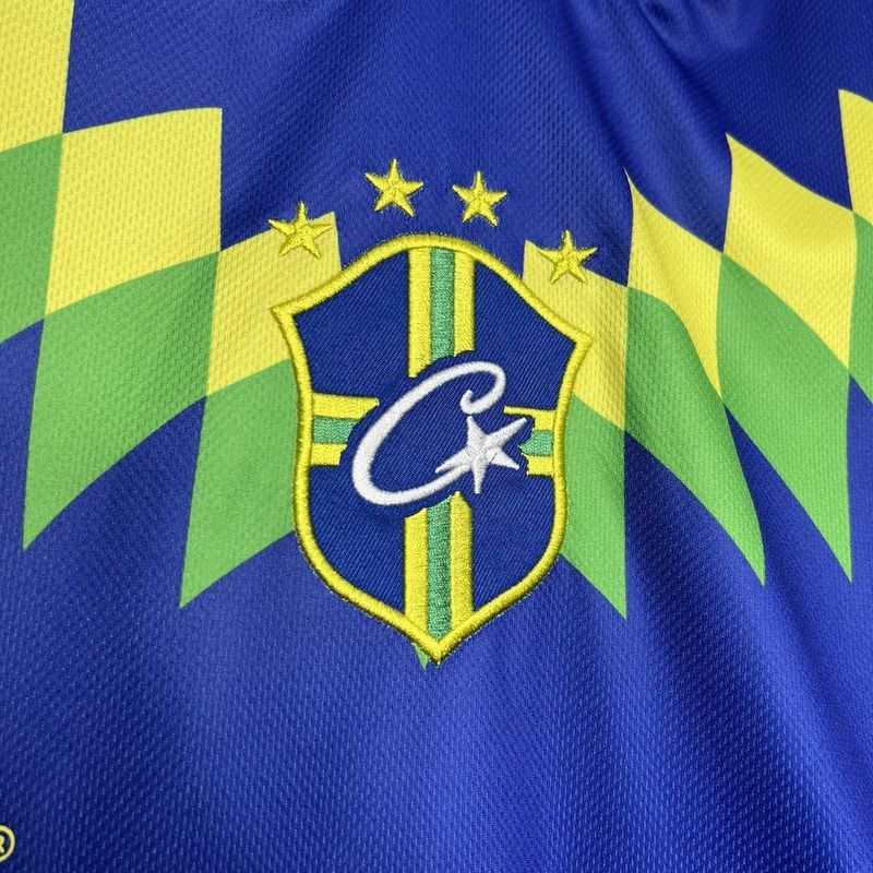 Retro 1995 Brazil Away Corteiz Football jersey retro Brazil