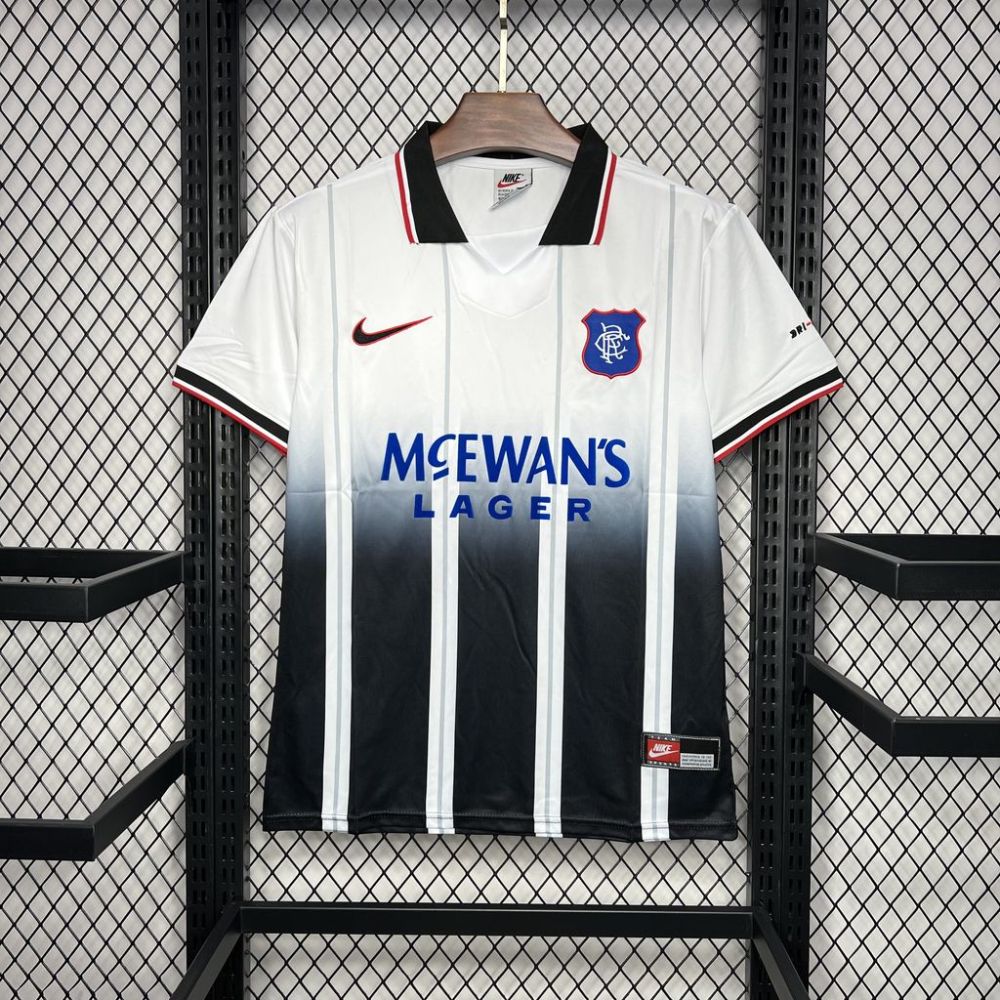Retro 1997-99 Rangers away football jersey Retro
