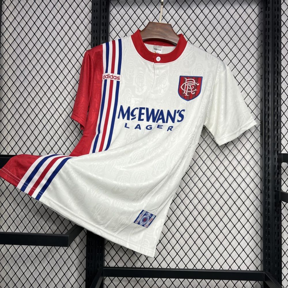 Retro 1996-97 Rangers away football jersey Retro