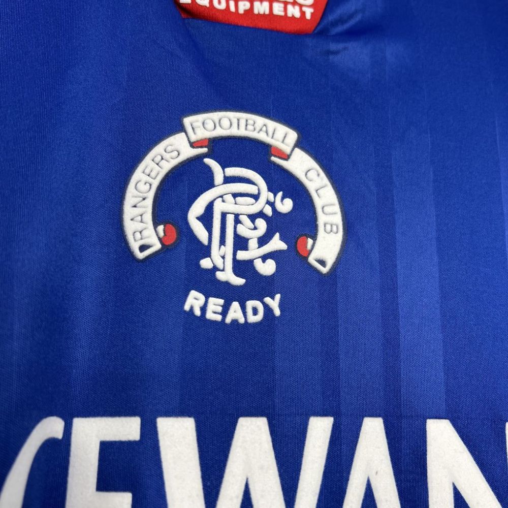 Retro 1992-94 Rangers Home football jersey Retro