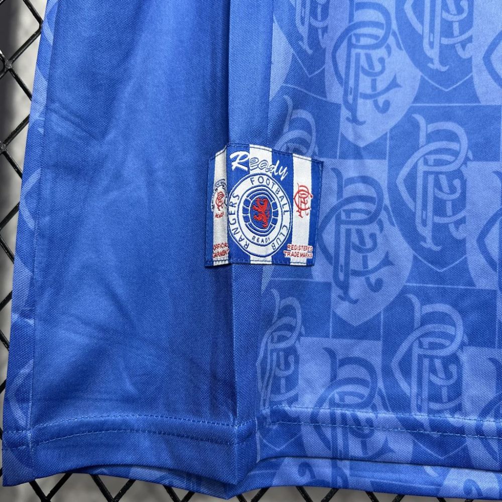 Retro 1996-97 Rangers Home football jersey Retro