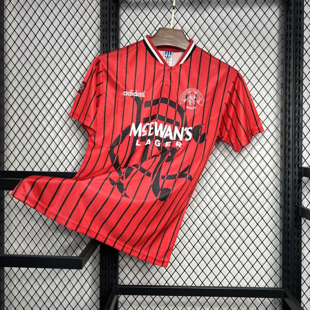 Retro 1994-95 Rangers away football jersey Retro