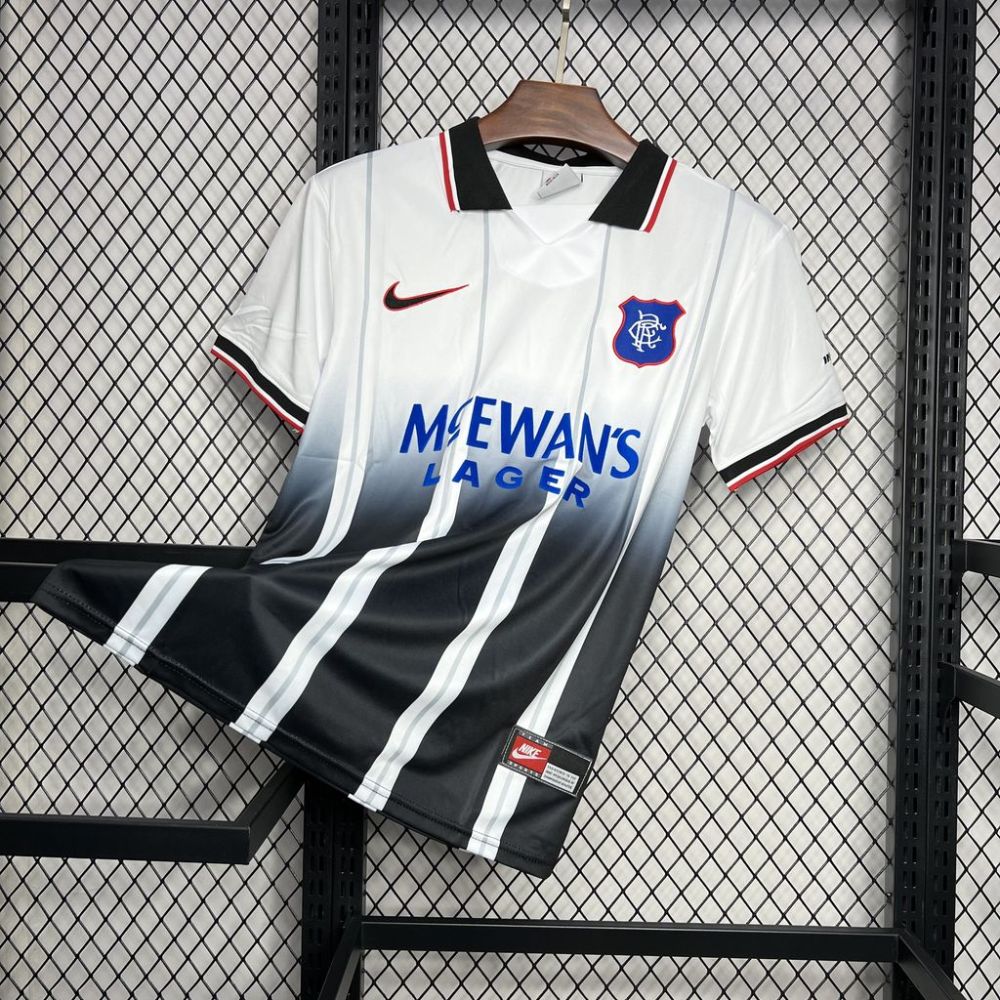 Retro 1997-99 Rangers away football jersey Retro