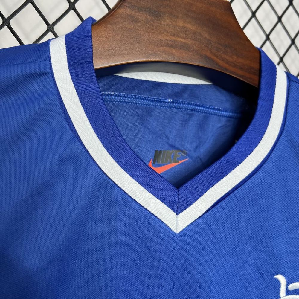 Retro 1999-01 Rangers Home football jersey Retro