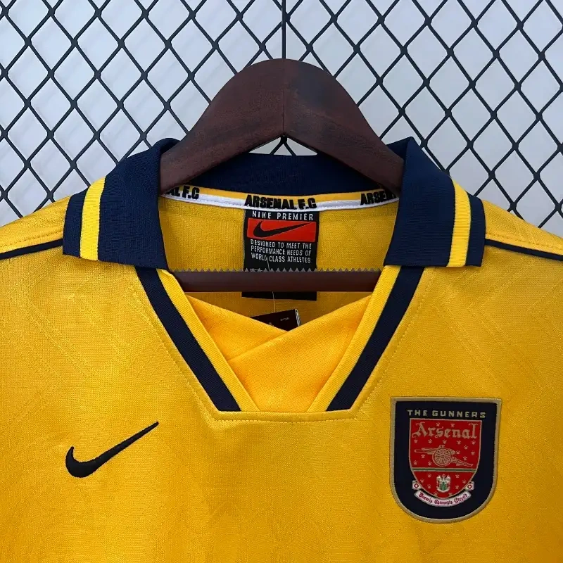 Retro 1996-97 Arsenal away BERGKAMP ADAMS WRIGHT Football jersey retro