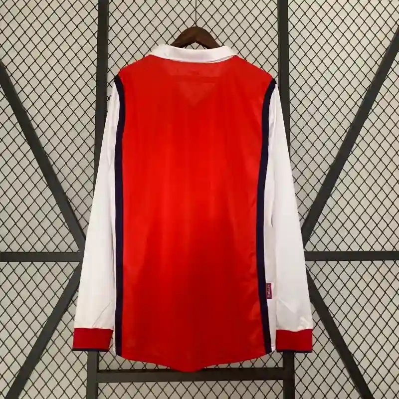 Retro 1998-99 Arsenal home Long Sleeve BERGKAMP ADAMS HENRY Football jersey retro