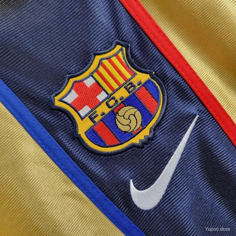 Retro 2001-02 FC Barcelona Away Jersey Football jersey retro
