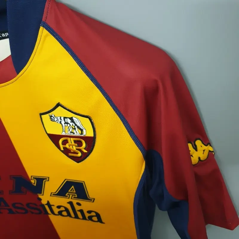 Retro AS Roma 2001-02 Home Football jersey retro
