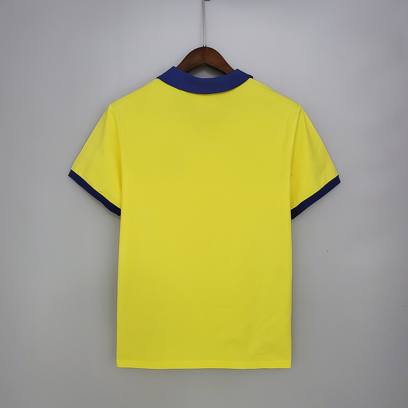Retro Arsenal 1971-79 away yellow Football jersey retro