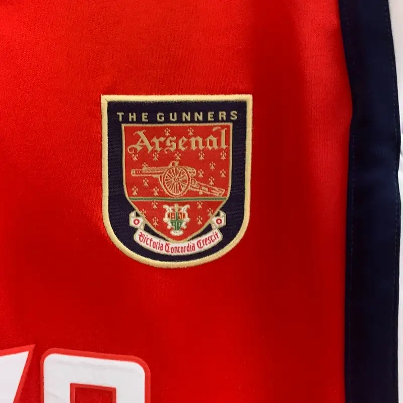 Retro 1998-99 Arsenal home Long Sleeve BERGKAMP ADAMS HENRY Football jersey retro