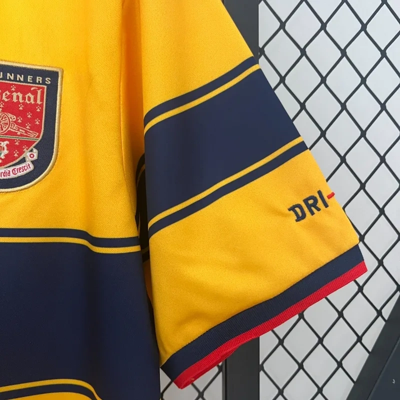 Retro 1997-99 Arsenal away BERGKAMP ADAMS WRIGHT Football jersey retro