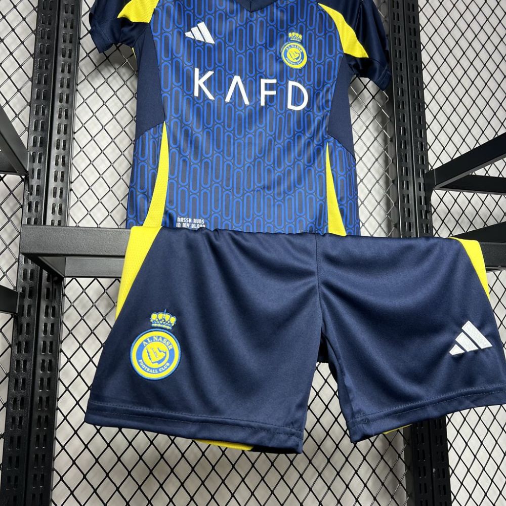 2024-25 Al-Nassr Away Kids Kit Football jersey Al Nassr