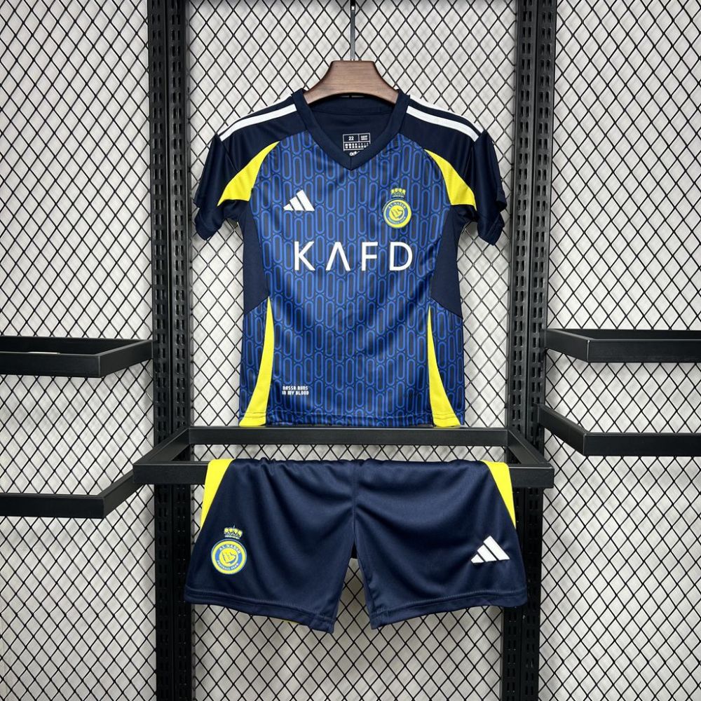 2024-25 Al-Nassr Away Kids Kit Football jersey Al Nassr