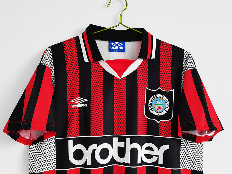 Retro 1994-96 Manchester City Away Football jersey retro