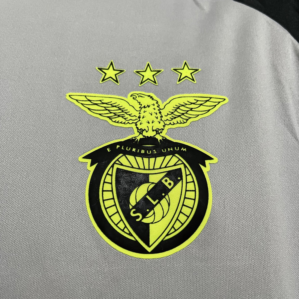 2024-25 Benfica Training Camp Grey football jersey