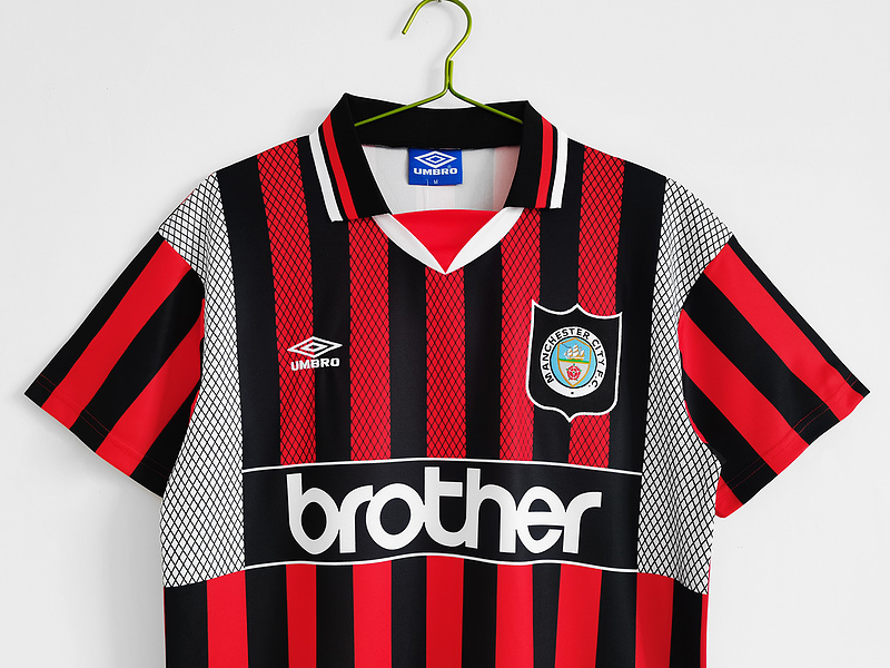 Retro 1994-96 Manchester City Away Football jersey retro