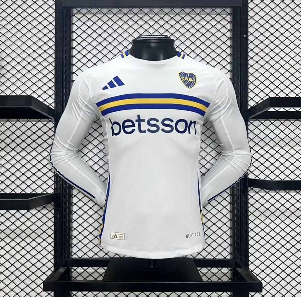 Player 2024-25 Boca Juniors Away Long Sleeves Football jersey