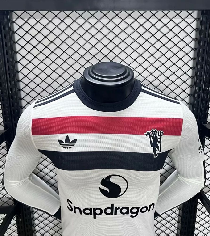 Player 2024-25 Manchester United Third Away Long Sleeves Football jersey