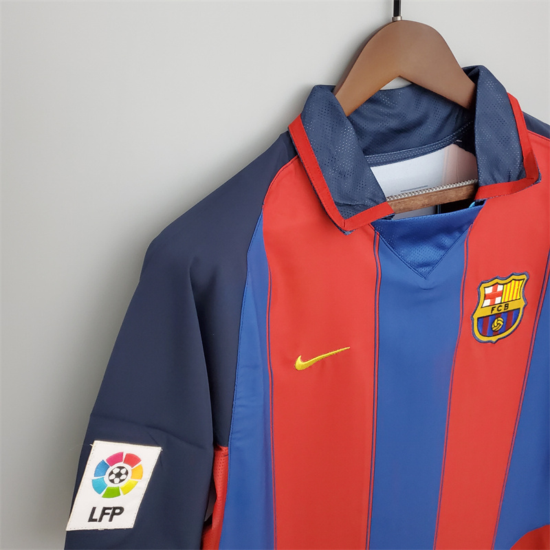 Retro 2003-04 FC Barcelona Home Retro Jersey Football jersey retro