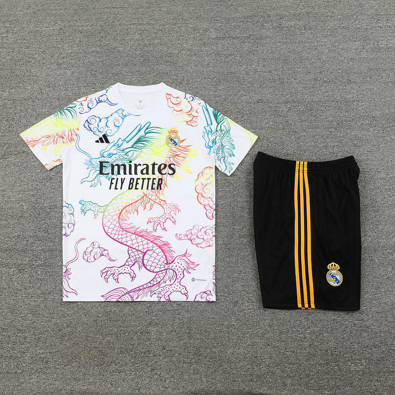 2024-25 Real Madrid Short Sleeve Training Wear