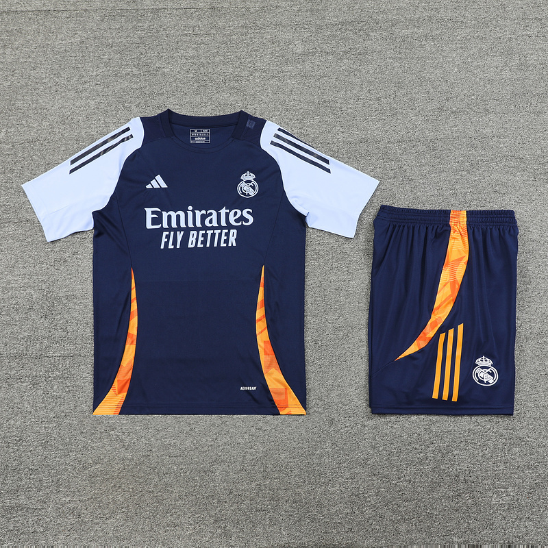 2024-25 Real Madrid Short Sleeve Training Wear