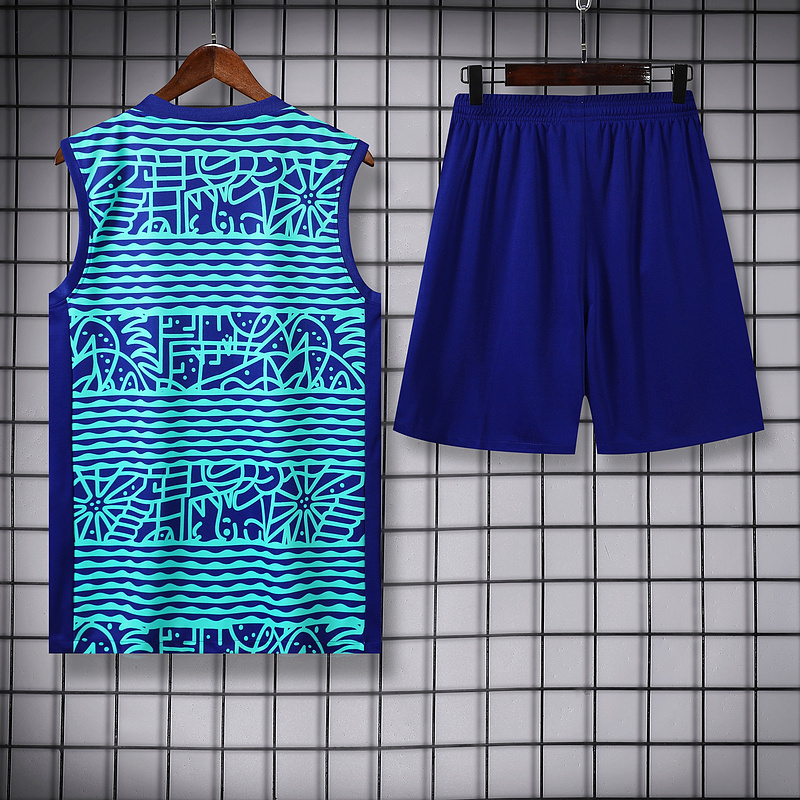 2024-25 Brazil Sleeveless Vest Training Wear