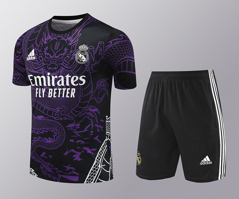 2024-25 Real Madrid Short Sleeve Training Wear