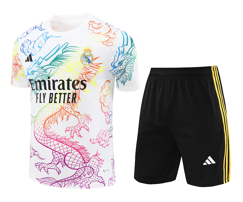 2024-25 Real Madrid Short Sleeve Training Wear