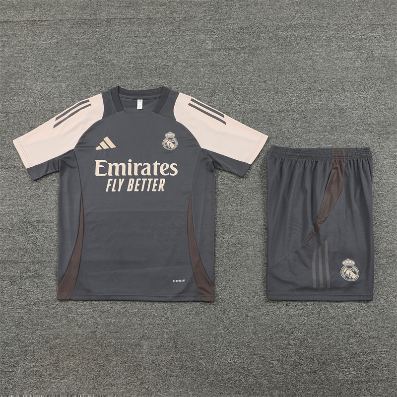 2024-25 Real Madrid training short-sleeved suit VALVERDE MODRIC VINI JR.  BELLINGHAM CARVAJAL Football jersey