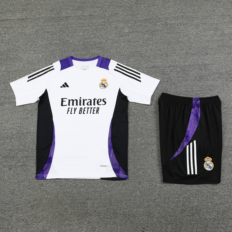 2024-25 Real Madrid Short Sleeve Training Wear