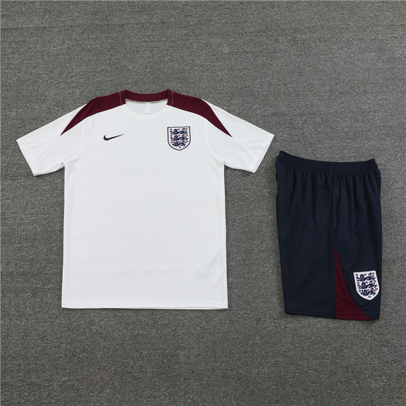 2024-25 England Short-sleeved training clothes