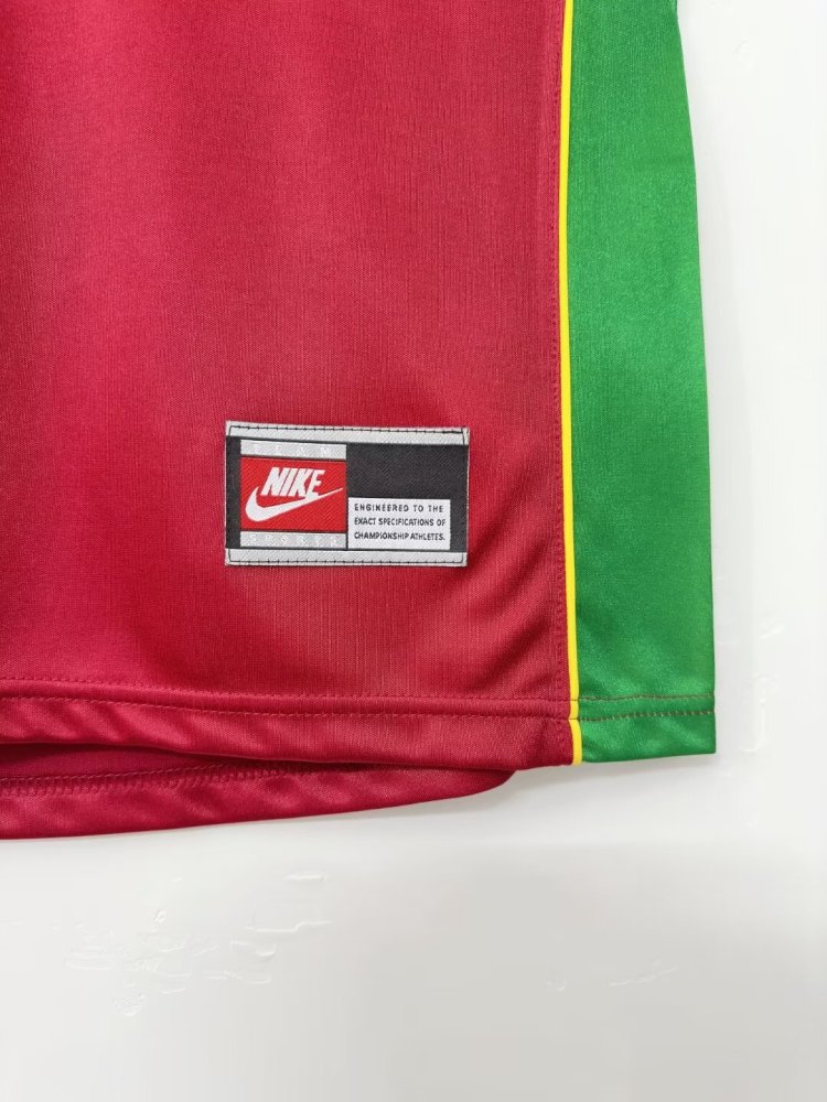 1998 Portugal Home Retro Football jersey